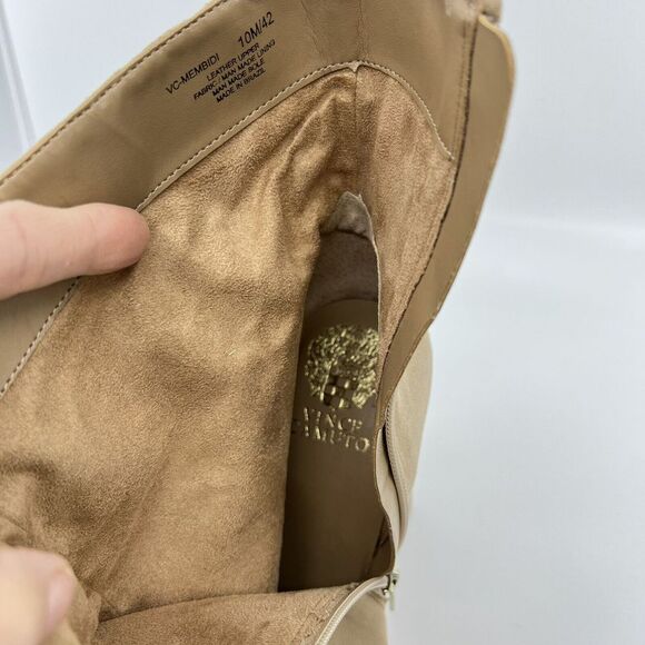 Vince Camuto Womens Membidi Tortilla Suede Boots Women's 10 Urban Modern Neutral - Picture 13 of 15